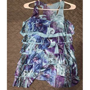 5 for $20! Colorful ruffle tank top